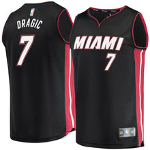 Load image into Gallery viewer, Goran Dragic Miami Heat Branded Fast Break Jersey Black - Icon Edition