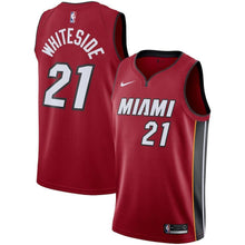 Load image into Gallery viewer, Hassan Whiteside Miami Heat Swingman Jersey - Statement Edition – Red