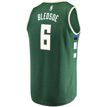 Load image into Gallery viewer, Eric Bledsoe Milwaukee Bucks Branded Fast Break Road Player Jersey Green - Icon Edition