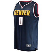 Load image into Gallery viewer, Isaiah Thomas Denver Nuggets Branded Youth Fast Break Jersey Blue - Icon Edition 2018/2019