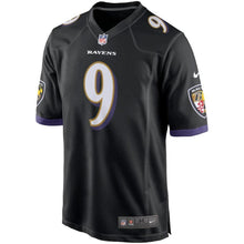Load image into Gallery viewer, Justin Tucker Baltimore Ravens Game Jersey - Black 2018/2019