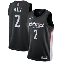 Load image into Gallery viewer, John Wall Washington Wizards Youth Jersey – City Edition – Black 2018/2019