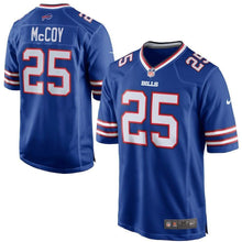 Load image into Gallery viewer, LeSean McCoy Buffalo Bills Game Jersey - Royal Blue 2018/2019