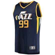 Load image into Gallery viewer, Jae Crowder Utah Jazz Branded Fast Break Player Jersey Navy- Icon Edition