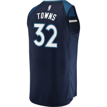 Load image into Gallery viewer, Karl-Anthony Towns Minnesota Timberwolves Branded Youth Fast Break Jersey Blue - Icon Edition 2018/2019