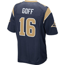 Load image into Gallery viewer, Jared Goff Los Angeles Rams Game Player Jersey