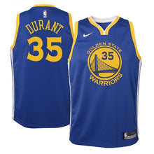 Load image into Gallery viewer, Kevin Durant Golden State Warriors Youth Jersey Blue - Icon Edition 2018/2019