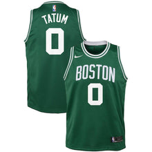 Load image into Gallery viewer, Jayson Tatum Boston Celtics Youth Jersey Green - Icon Edition 2018/2019