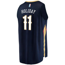 Load image into Gallery viewer, Jrue Holiday New Orleans Pelicans Navy Swingman Jersey 2018 - 2019