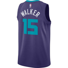 Load image into Gallery viewer, Kemba Walker Charlotte Hornets Jordan Purple Swingman Jersey 2018 - 2019