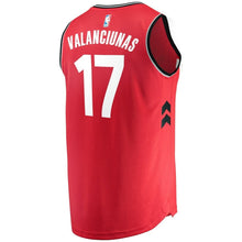 Load image into Gallery viewer, Jonas Valanciunas Toronto Raptors Red Swingman Jersey 2018 - 2019