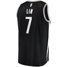 Load image into Gallery viewer, Jeremy Lin Brooklyn Nets Branded Youth Fast Break Jersey Black - Icon Edition 2018/2019
