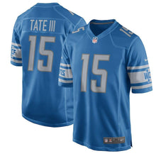 Load image into Gallery viewer, Golden Tate Detroit Lions Game Jersey - Blue