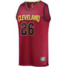 Load image into Gallery viewer, Kyle Korver Cleveland Cavaliers Branded Youth Fast Break Road Jersey Wine - Icon Edition 2018/2019