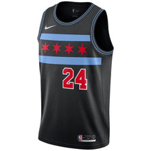 Load image into Gallery viewer, Lauri Markkanen Chicago Bulls Youth Jersey – City Edition – Black 2018/2019