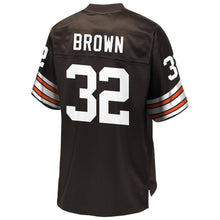 Load image into Gallery viewer, Jim Brown Cleveland Browns Pro Line Retired Player Jersey - Brown 2018/2019