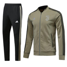 Load image into Gallery viewer, Juventus Beige Tracksuit Training Jackets and Pants 2018-2019