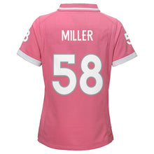 Load image into Gallery viewer, Girls Youth Denver Broncos Von Miller Pink Bubble Gum Jersey