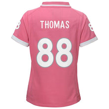 Load image into Gallery viewer, Girls Youth Denver Broncos Demaryius Thomas Pink Bubble Gum Jersey