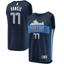 Load image into Gallery viewer, Luka Doncic Dallas Mavericks Navy Swingman Jersey 2018 - 2019