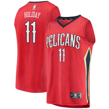 Load image into Gallery viewer, Jrue Holiday New Orleans Pelicans Red Swingman Jersey 2018 - 2019