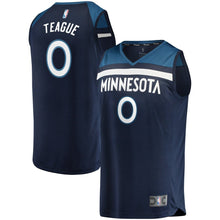 Load image into Gallery viewer, Jeff Teague Minnesota Timberwolves Navy Swingman Jersey 2018 - 2019