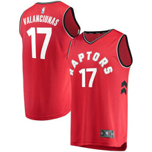 Load image into Gallery viewer, Jonas Valanciunas Toronto Raptors Red Swingman Jersey 2018 - 2019