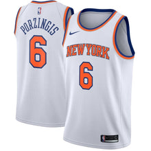 Load image into Gallery viewer, Kristaps Porzingis New York Knicks White Swingman Jersey 2018 - 2019