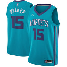 Load image into Gallery viewer, Kemba Walker Charlotte Hornets Jordan Blue Swingman Jersey 2018 - 2019