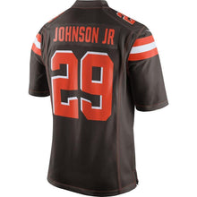 Load image into Gallery viewer, Duke Johnson Jr Cleveland Browns Game Jersey - Brown 2018/2019