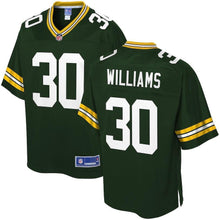 Load image into Gallery viewer, Jamaal Williams Green Bay Packers NFL Pro Line Player Jersey - Green