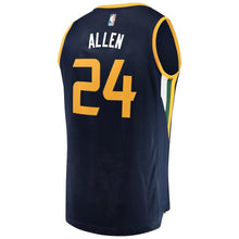 Load image into Gallery viewer, Grayson Allen Utah Jazz Branded Fast Break Jersey Navy - Icon Edition