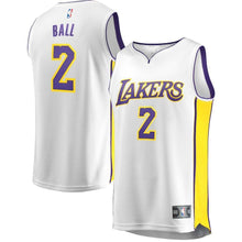 Load image into Gallery viewer, Lonzo Ball Los Angeles Lakers Branded Youth Fast Break Jersey White - Association Edition 2018/2019