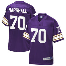 Load image into Gallery viewer, Jim Marshall Minnesota Vikings Pro Line Retired Player Jersey – Purple 2018/2019