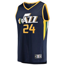 Load image into Gallery viewer, Grayson Allen Utah Jazz Branded Fast Break Jersey Navy - Icon Edition