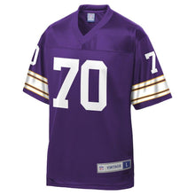 Load image into Gallery viewer, Jim Marshall Minnesota Vikings Pro Line Retired Player Jersey – Purple 2018/2019