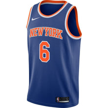 Load image into Gallery viewer, Kristaps Porzingis New York Knicks Blue Swingman Jersey 2018 - 2019