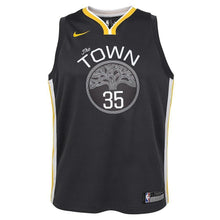 Load image into Gallery viewer, Kevin Durant Golden State Warriors Youth Jersey Black - Statement Edition 2018/2019