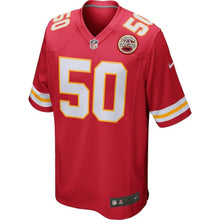 Load image into Gallery viewer, Justin Houston Kansas City Chiefs Game Jersey - Red