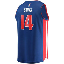 Load image into Gallery viewer, Ish Smith Detroit Pistons Branded Fast Break Player Jersey - Icon Edition – Blue