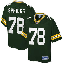 Load image into Gallery viewer, Jason Spriggs Green Bay Packers NFL Pro Line Player Jersey - Green