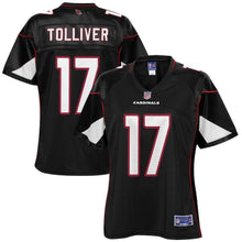 Load image into Gallery viewer, Jalen Tolliver Arizona Cardinals Pro Line Women's Player Jersey – Black 2018/2019