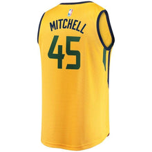 Load image into Gallery viewer, Donovan Mitchell Utah Jazz Gold Swingman Jersey 2018 - 2019