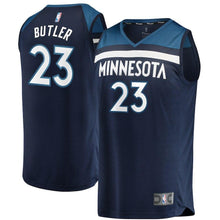 Load image into Gallery viewer, Jimmy Butler Minnesota Timberwolves Branded Youth Fast Break Jersey Navy - Icon Edition 2018/2019