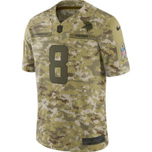 Load image into Gallery viewer, Kirk Cousins Minnesota Vikings Salute to Service Limited Jersey – Camo 2018/2019
