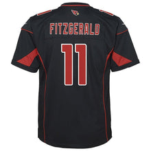Load image into Gallery viewer, Larry Fitzgerald Arizona Cardinals Youth Color Rush Game Jersey - Black 2018/2019