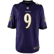 Load image into Gallery viewer, Justin Tucker Baltimore Ravens Game Jersey - Purple 2018/2019