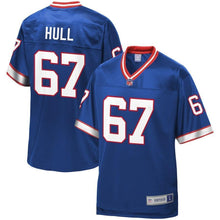 Load image into Gallery viewer, Kent Hull Buffalo Bills Pro Line Retired Player Jersey - Royal 2018/2019