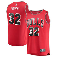 Load image into Gallery viewer, Kris Dunn Chicago Bulls Branded Fast Break Road Player Jersey Red - Icon Edition