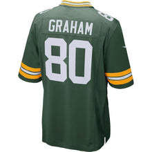 Load image into Gallery viewer, Jimmy Graham Green Bay Packers Game Jersey Green